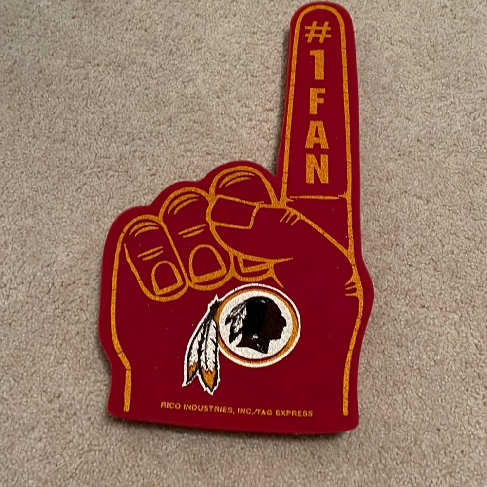 Washington Redskins foam finger